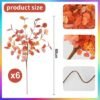 550x550-23612.jpg Unyqoos® Set van zes kunstmatige eucalyptustakken voor herfstdecoratie binnen en buiten