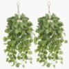 550x550-23638.jpg Unyqoos® Set van twee kunsthangplanten met realistische Monstera-bladeren en ophangtouw