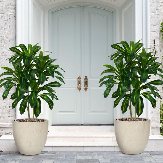 550x550-23646.jpg Unyqoos® Levensechte kunstplant Dracaena met elegante pot voor binnen en buiten