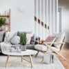 Unyqoos® Levensechte decoratieve kunstplant Sanseveria in cementpot voor interieur