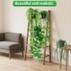 550x550-23685.jpg Unyqoos® Set van vier levensechte hangplanten met pot voor binnen en buiten