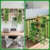 550x550-23688.jpg Unyqoos® Set van vier levensechte hangplanten met pot voor binnen en buiten
