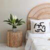 Unyqoos® Groenblijvende kunstplant met witte bloemen voor binnen en buiten decoratie