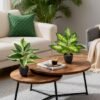 Unyqoos® Set van twee levensechte kunstplanten voor kleurrijke decoratie in huis