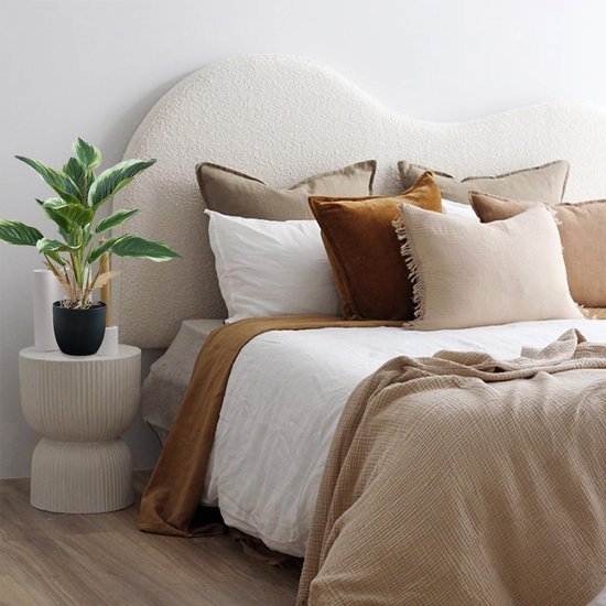 550x550-23751.jpg Unyqoos® Set van twee levensechte kunstplanten in pot voor decoratieve doeleinden