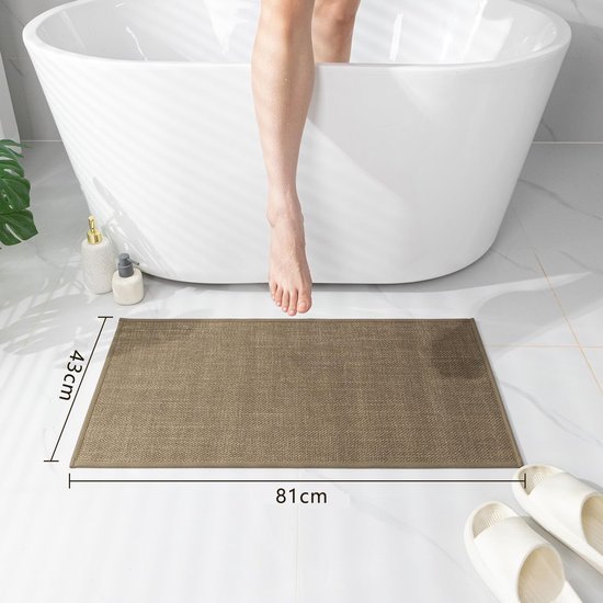 550x550-23759.jpg Unyqoos® Binnenhuis Antislip Badmat van 43 x 81 cm met Sneldrogende Eigenschappen
