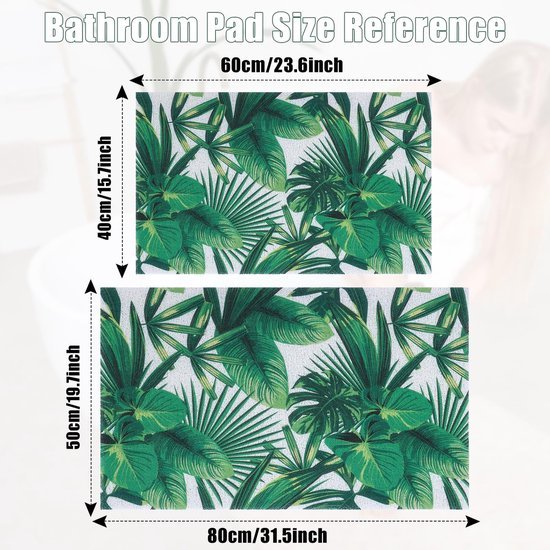 Unyqoos® Veilige antislip douchemat met comfortabele luffa-textuur voor natte ruimtes
