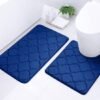 550x550-23800.jpg Unyqoos® Zachte en Absorberende 2-Delige Badkamermat Set met Traagschuim en Antislip Functie