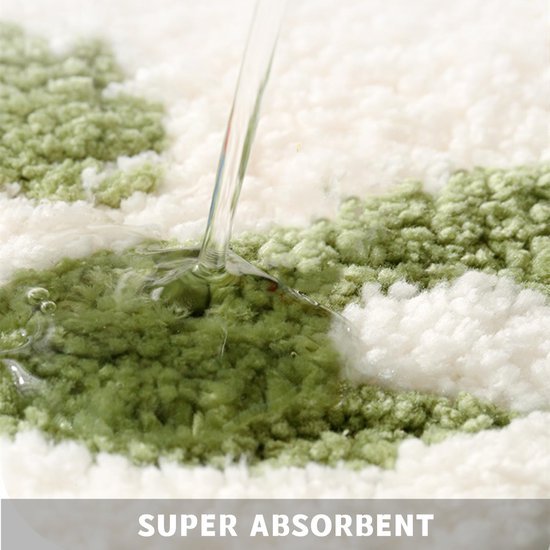 Unyqoos® Zachte en Absorberende Badmat met Antislip en 3D Ontwerp voor Badkamercomfort