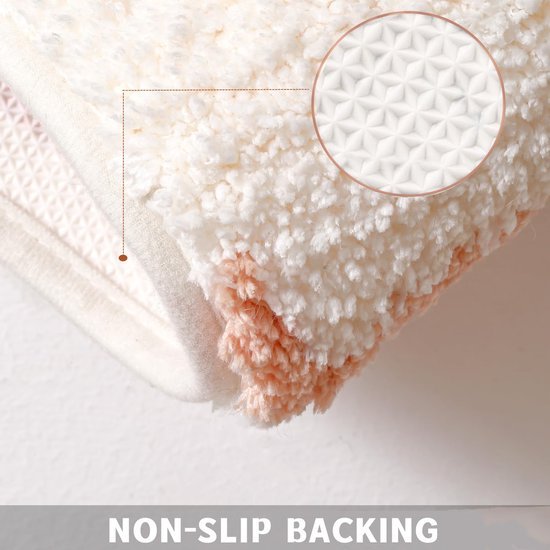 Unyqoos® Zachte en Absorberende Badmat met Antislip en 3D Ontwerp voor Badkamercomfort