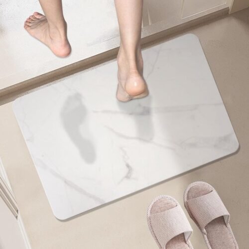 Unyqoos® Antislip en Sneldrogende Kiezelsteen Badmat voor Diverse Toepassingen