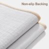 Unyqoos® Zachte en Absorberende Chenille Badmat met Antislip voor Badkamer