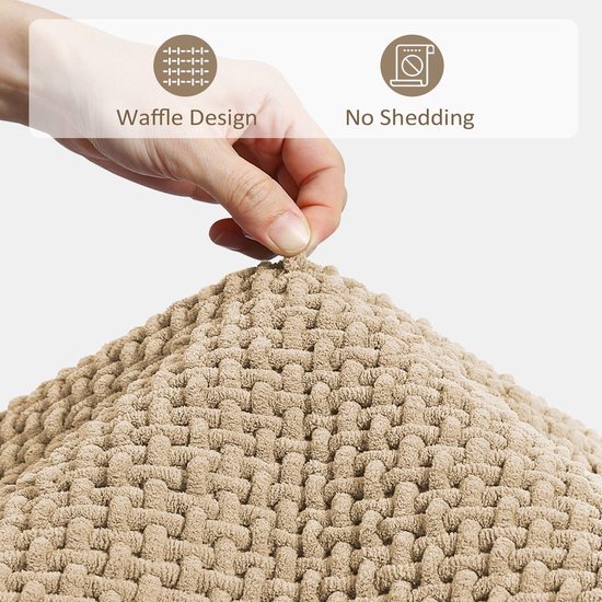 Unyqoos® Zachte en Absorberende Chenille Badmat met Antislip voor Badkamer