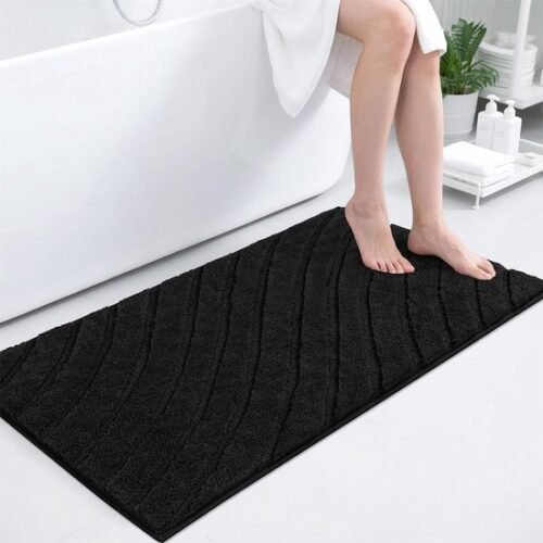 Unyqoos® Zachte en Absorberende Badmat met Antislip voor Badkamergebruik 60x120 cm