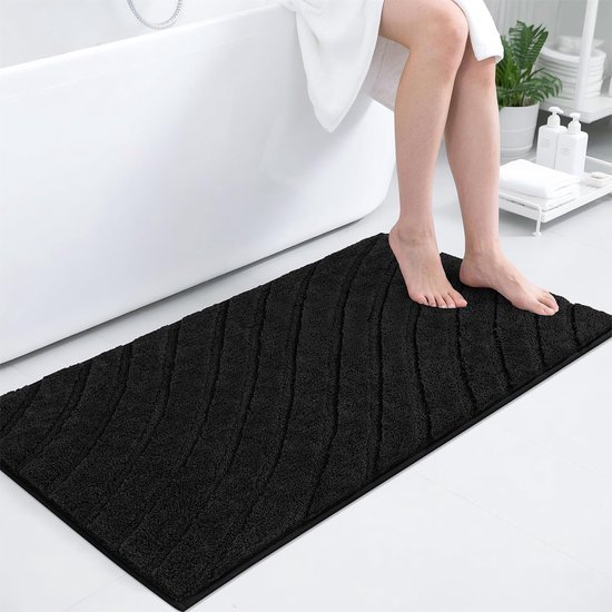 Unyqoos® Zachte en Absorberende Badmat met Antislip voor Badkamergebruik 60x120 cm