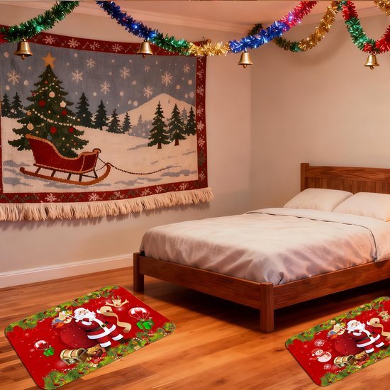 550x550-23954.jpg Unyqoos® Decoratieve kerstmat met antislip voor binnen en buiten gebruik