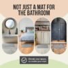 Unyqoos® Comfortabele en Antislip Badmat van Traagschuim voor Elke Badkamerstijl