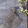 Unyqoos® Handgeweven omkeerbaar katoenen tapijt in kleurrijk blauw voor elke ruimte