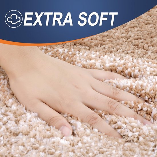 Unyqoos® Zachte en absorberende badmat met antislip en wasbare eigenschappen