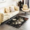 Unyqoos® Decoratief vloerkleed met botanische bloemenprint en antislip onderlaag