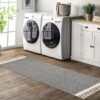 Unyqoos® Stijlvol katoenen boho tapijt met visgraatpatroon en kwasten 60x130 cm