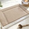 Unyqoos® Zachte en waterabsorberende badmat voor veilig en comfortabel gebruik