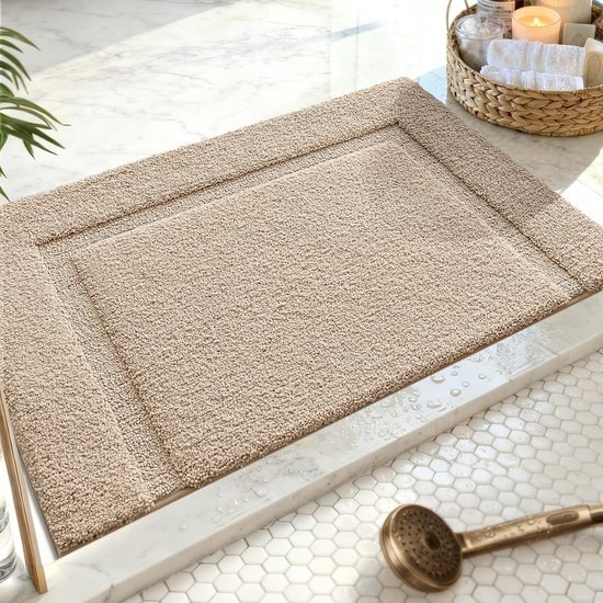 Unyqoos® Zachte en waterabsorberende badmat voor veilig en comfortabel gebruik