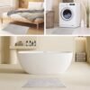 Unyqoos® Zachte en absorberende badmat van chenille voor badkamer comfort