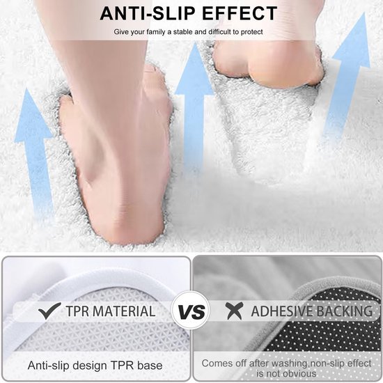 550x550-24124.jpg Unyqoos® Zachte en waterabsorberende badmat met antislip en hoogpolige microvezels