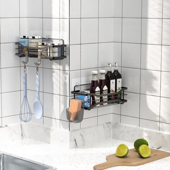 Unyqoos ® Stijlvolle Doucheplankset met Zelfklevende Montage en Accessoires voor Optimaal Badkamercomfort