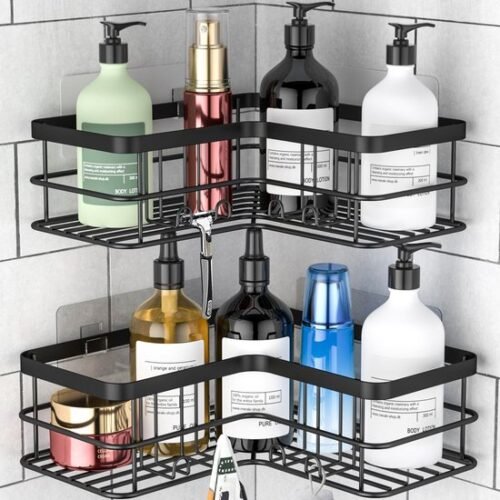 550x550-24179.jpg Unyqoos® Stijlvolle Zelfklevende Doucheplank Set van 2 voor Badkamer en Keuken Zonder Boren