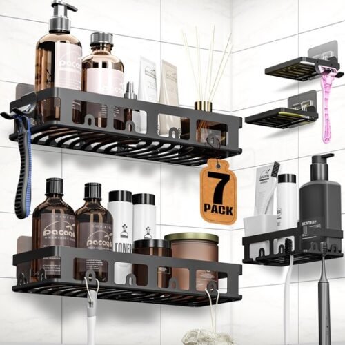 Unyqoos ® Stijlvolle en Functionele Badkamerplank zonder Boren voor Eenvoudige Installatie