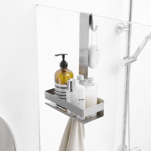 Unyqoos ® Ophangbare Doucheorganizer Zonder Boren voor Stijlvolle en Ruime Badkameropslag