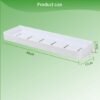 Unyqoos® Functioneel en ruimtebesparend wandrek zonder boren voor badkamer en keuken
