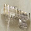 Unyqoos® Zelfklevende doucheplanken set van 2 voor badkamer en keuken zonder boren
