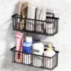 Unyqoos® Metalen Hangmanden Set van 2 - Multifunctionele Draadopbergers voor Wandmontage in Keuken en Badkamer