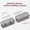 Unyqoos® Metalen Hangmanden Set van 2 - Multifunctionele Draadopbergers voor Wandmontage in Keuken en Badkamer