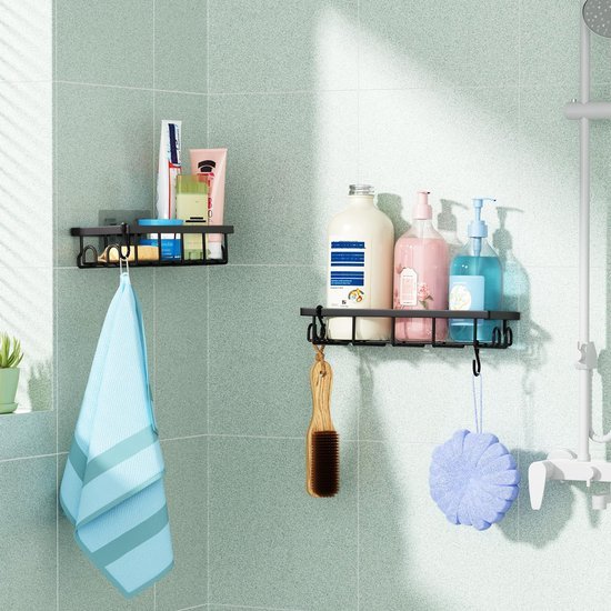 Unyqoos® Zelfklevende doucheplanken set van 2 voor badkamer zonder boren