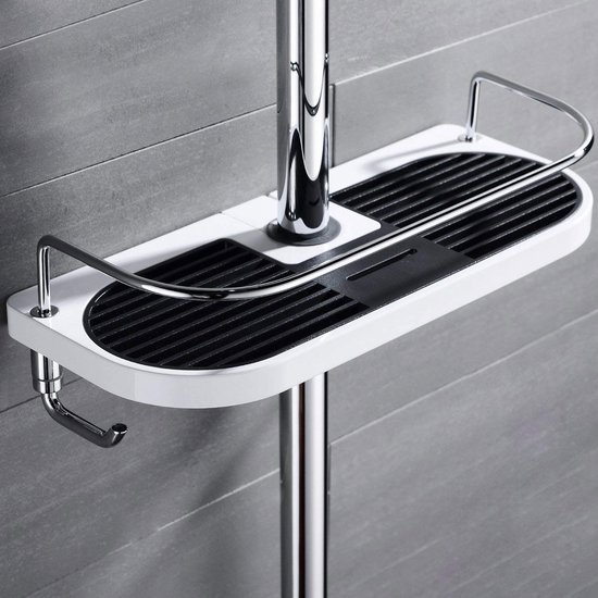 550x550-24669.jpg Unyqoos® Praktische doucheplank met haken voor badkameropslag zonder boren