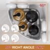 Unyqoos® Tweepack Zuignap Doucheplanken voor Badkamer en Keuken Zonder Boren