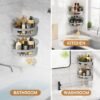 Unyqoos® Tweepack Zuignap Doucheplanken voor Badkamer en Keuken Zonder Boren