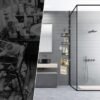 Unyqoos® Ruimtebesparend Telescopisch Douchehoekrek met Vier Manden en Antislip Functie voor Badkamer