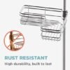 550x550-24818.jpg Unyqoos® Ruimtebesparende douchecaddy met verstelbare spanstang en vier hoekmanden