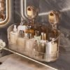 Unyqoos® Gouden hangende doucheplank zonder boren voor badkamer en keuken