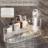 Unyqoos® Gouden hangende doucheplank zonder boren voor badkamer en keuken