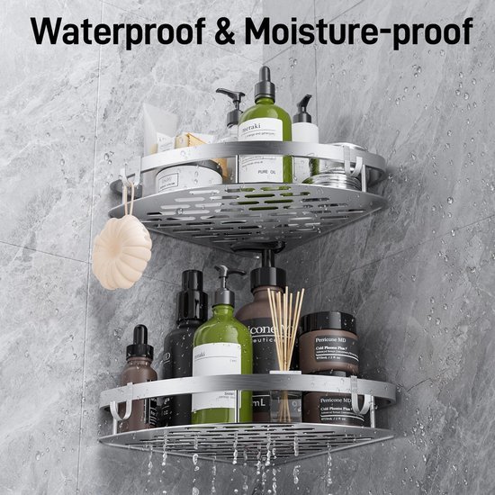 550x550-24982.jpg Unyqoos® Zelfklevende roestvrijstalen doucheplank set voor badkamer en keuken