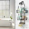 Unyqoos® Hangende douche-organizer zonder boren met stevige bevestiging en haken