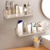 550x550-25006.jpg Unyqoos® Transparante zelfklevende doucheplank set van 2 voor wandmontage en organisatie