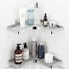 550x550-25037.jpg Unyqoos® Set van twee roestvrijstalen hoekrekken voor de douche zonder boren