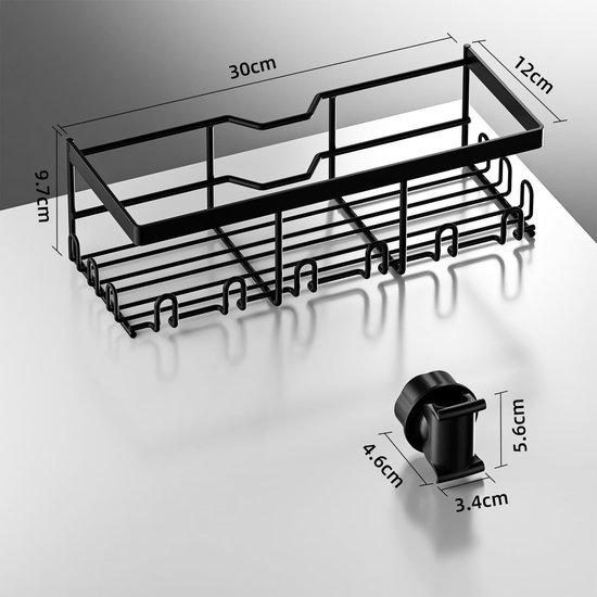 550x550-25067.jpg Unyqoos® Stijlvolle en functionele doucheplank van roestvrij staal zonder boorwerk